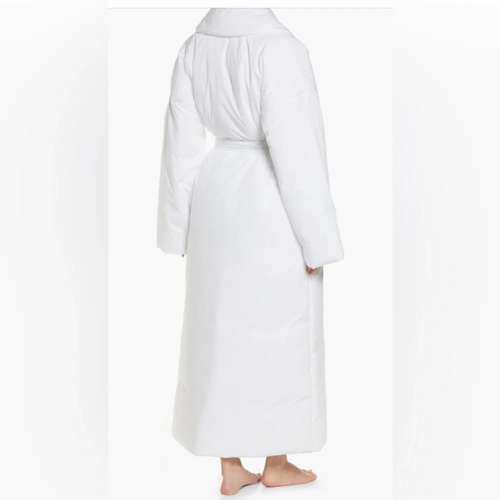 SOLD SKIMS COTTON DUVET ROBE, Size XXS, $475 - Picture 4 of 14